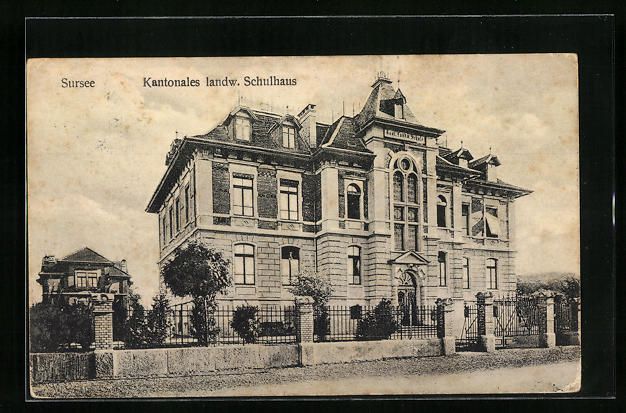 Ansichtskarten: AK Sursee, Kantonales landw. Schulhasu – Gebraucht aus Berlin von bartko-reher