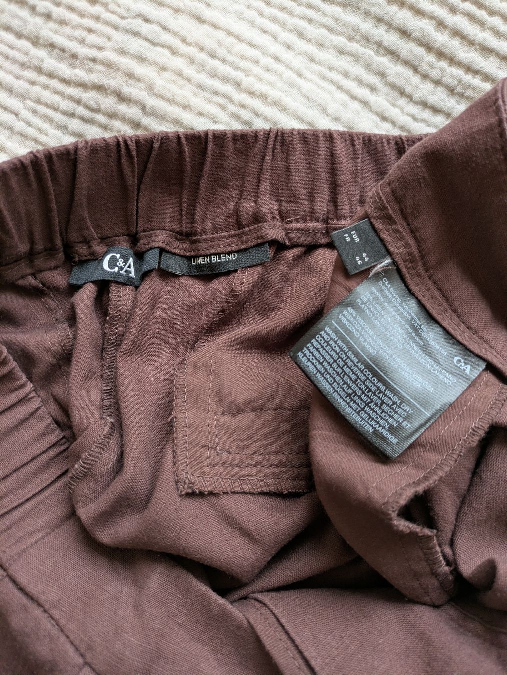 C&A Pantaloni: Hose braun C&A, 44, neu – Nuovo (secondo la descrizione) da Burgdorf venduto da Mikewalther 2