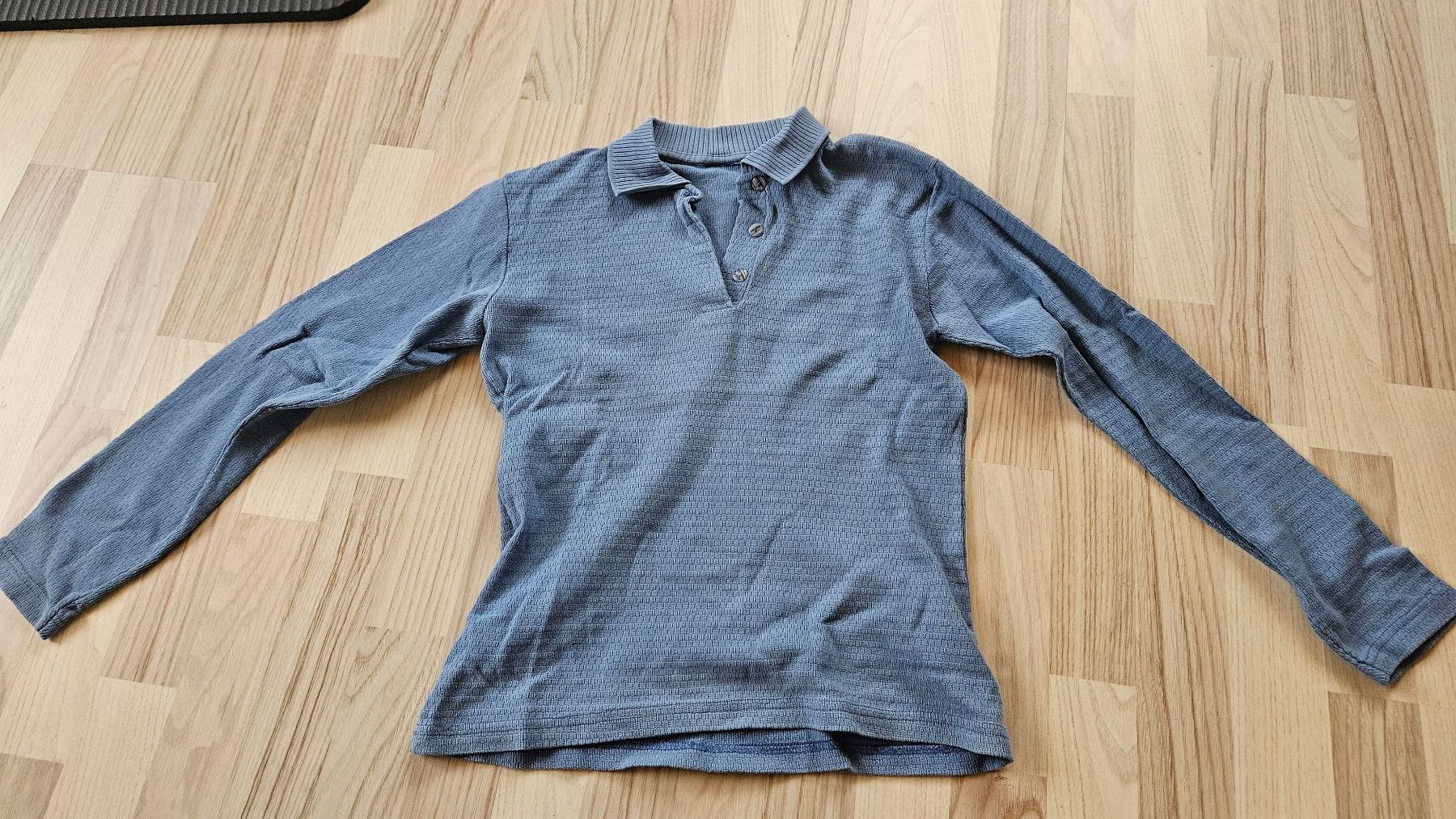 Magliette Polo: Hellblaues Langarm-Poloshirt / Grösse S – Usato da Ettenhausen TG venduto da nwi_72y8 3