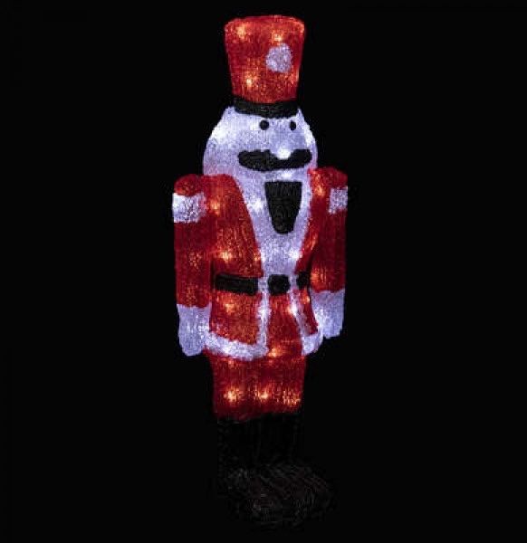 Alle Dekorationen: AKTION Weihnachtsbeleuchtung Nussknacker mit 60 LEDs – Neu und originalverpackt aus Basel von Seifehuesli 1