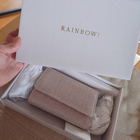 Brauttasche Rainbow Club Dafina Rose Metallic