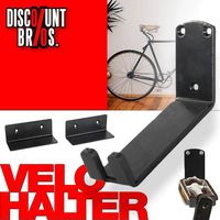Velo-WANDHALTERUNG für Pedale + 2 × Wandschutz SCHWARZ