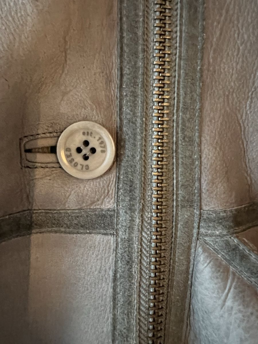 Closed Mäntel: CLOSED Shearling-Mantel, Grösse L, Grau - Leder – Gebraucht aus Langenthal von Alperose_5 7