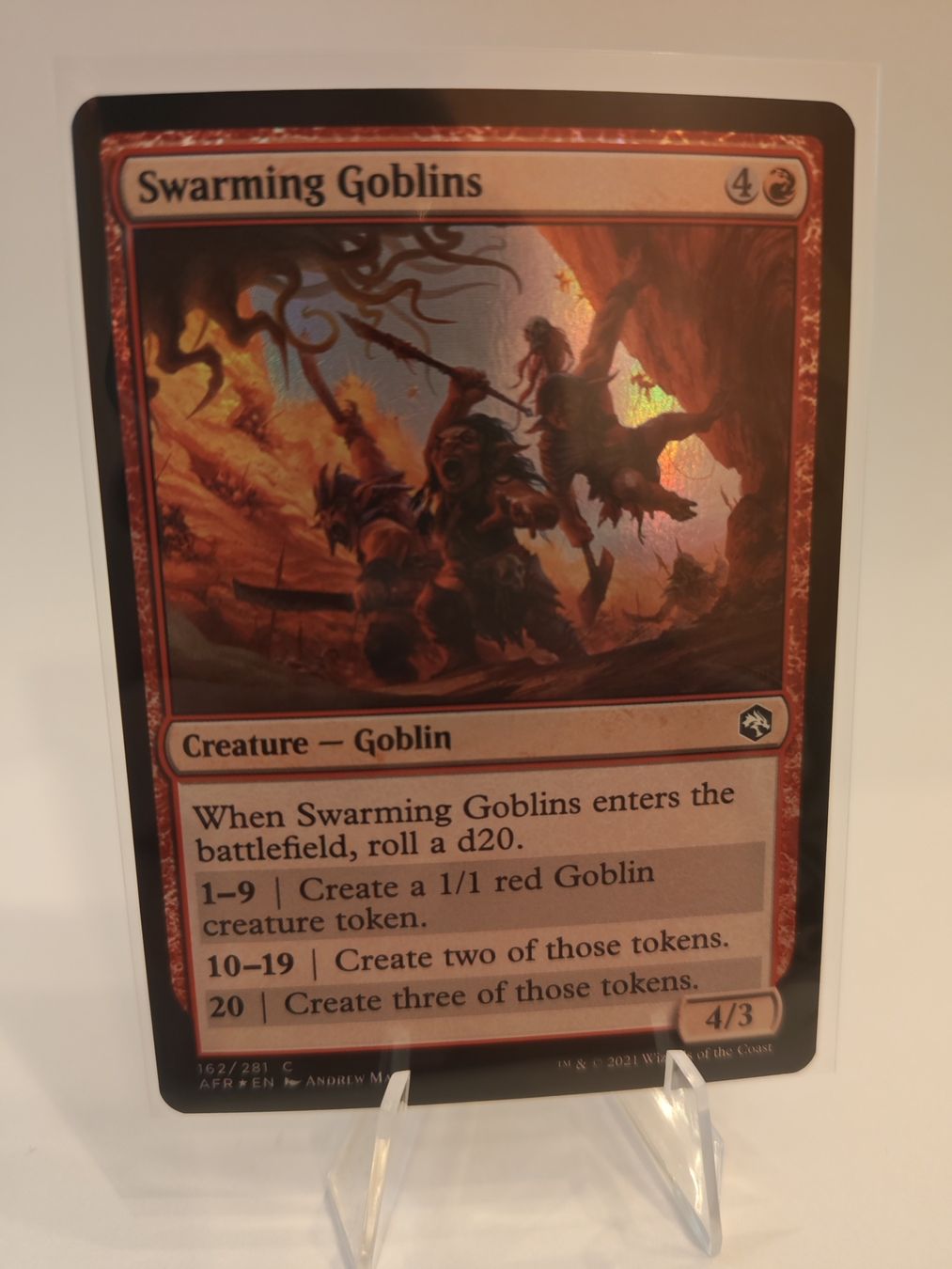 Magic The Gathering Carte collezionabili: Magic Swarming Goblins 162/281 C – Nuovo (secondo la descrizione) da Arbon venduto da Printify3D