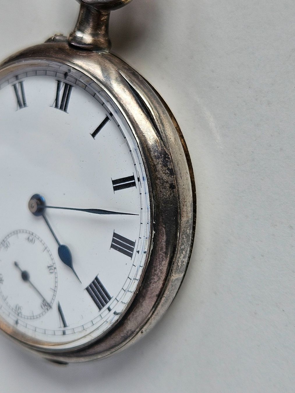 Orologi: 738 Elem Chronometre Taschenuhr 0.925 Silber – Usato da Berikon venduto da mmm21 2