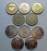 Lot + 10 Stück Geschenk Taler von Globus