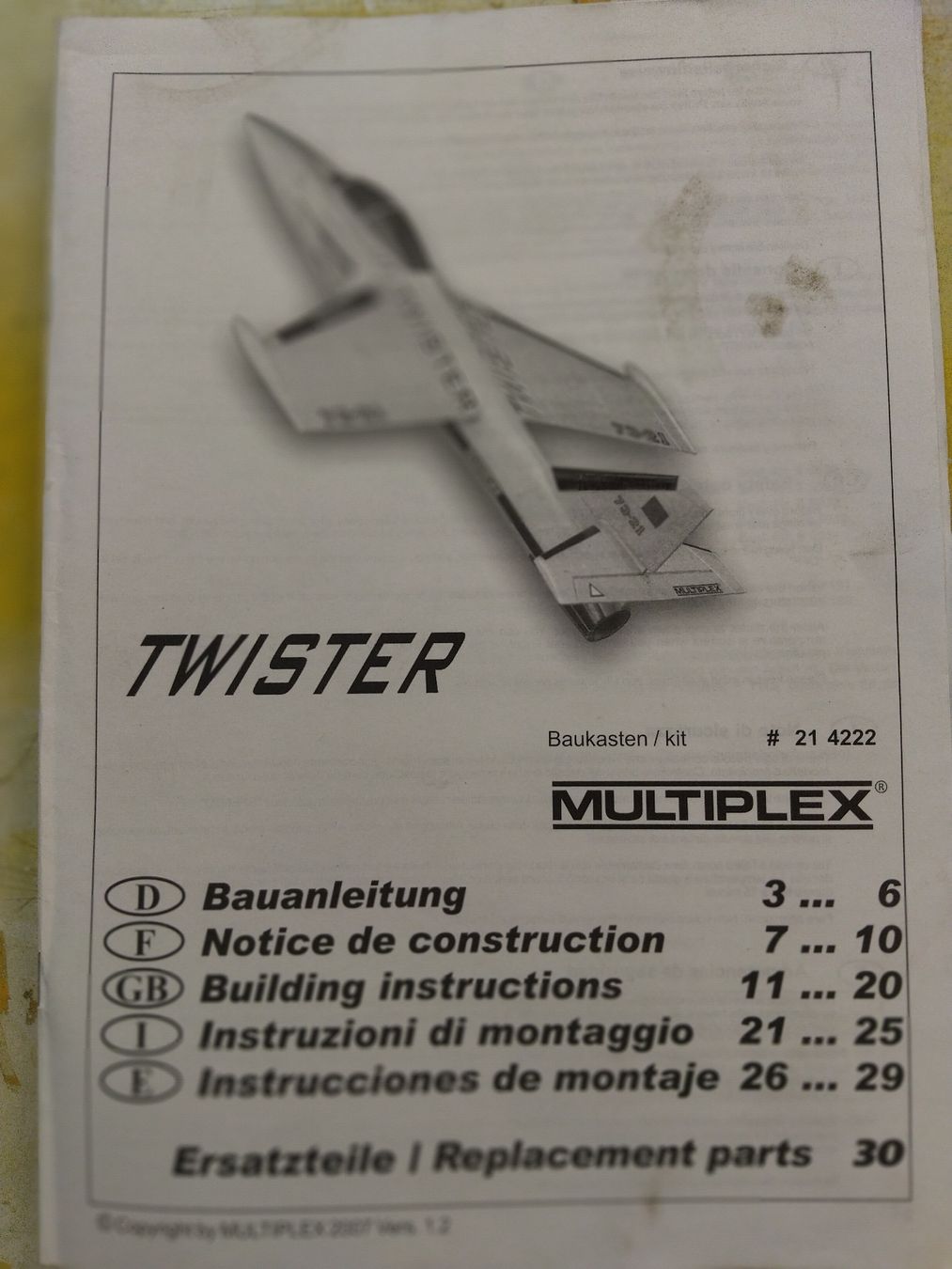 Multiplex RC Modellbau: Multiplex Twister – Gebraucht aus Altdorf SH von Gerrymini 4