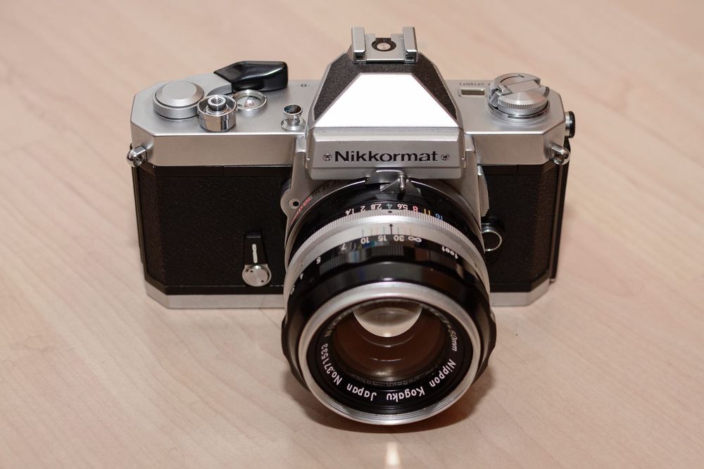 Nikkormat FT2 Avec Objectif 50 Mm – Appareil Photo Argentique 35 Mm – Bon état