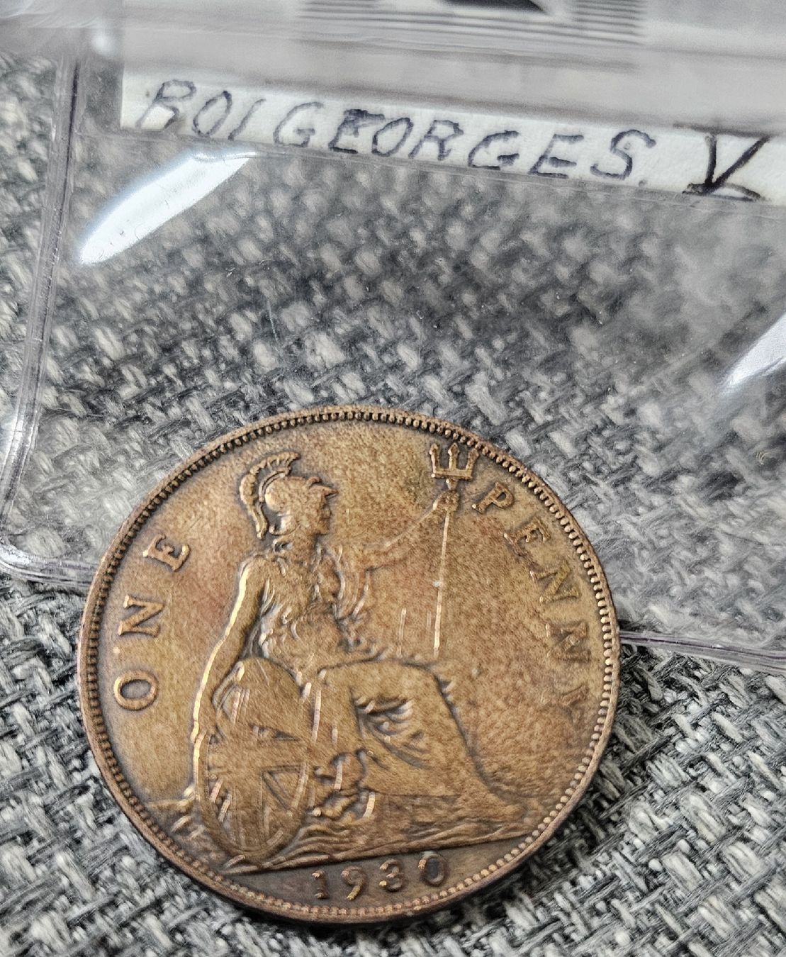 Tutti le monete: 1930 ONE PENNY de Roi Georges V – Usato da Genève venduto da Fresko01 1