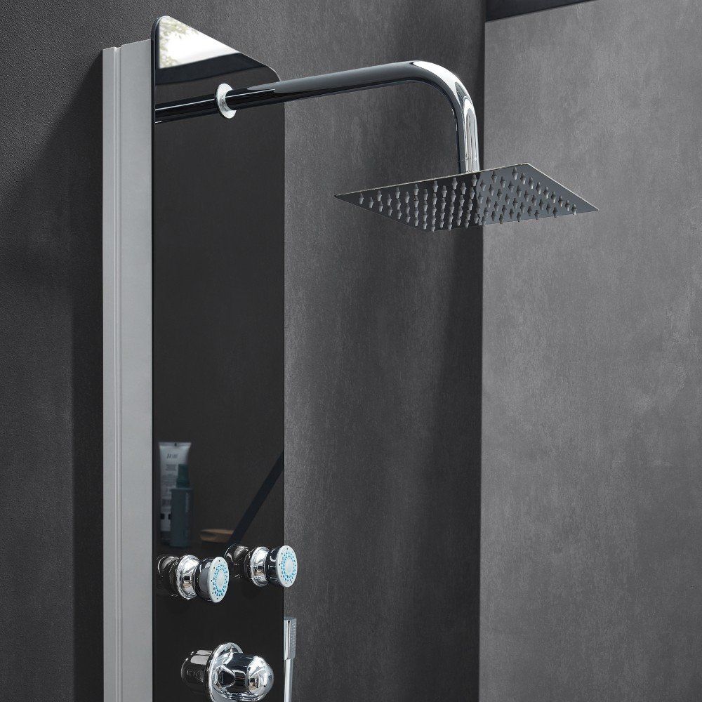 Duschen: 6846 - Designer MOMO black Duschpaneel Duschset Paneele – Neu und originalverpackt aus Wallenwil von toesstal-vertrieb 6