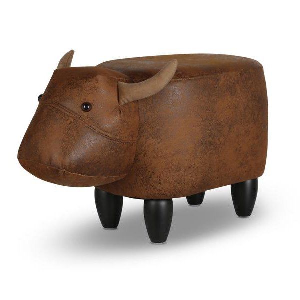 Hocker: Kinderhocker Zoosy Kuh "Bruna" Braun – Neu und originalverpackt aus Mägenwil von InvenoAG