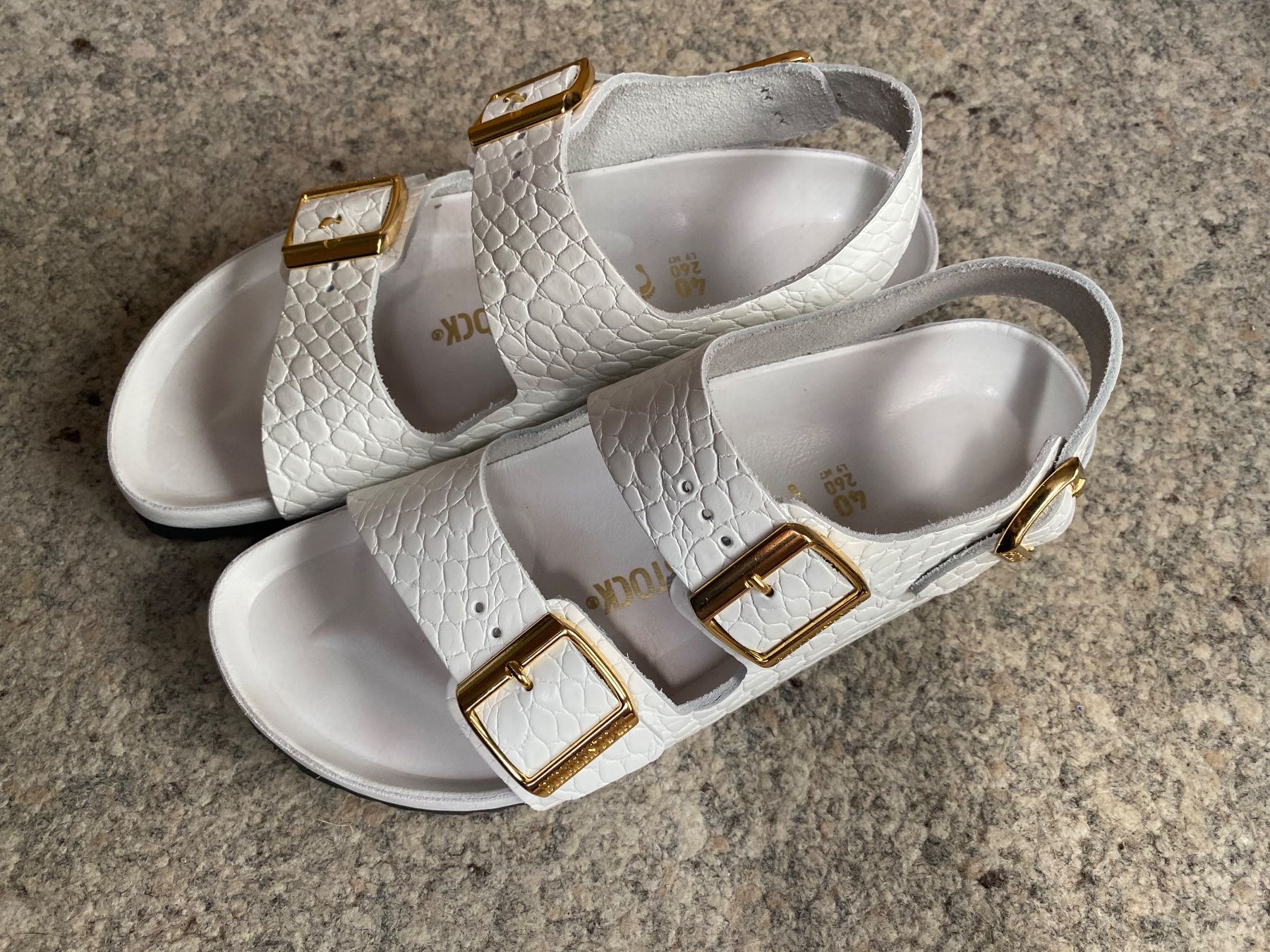 Birkenstock Scarpe da donna: Birkenstock Milano exquisite Gr. 40 – Nuovo (secondo la descrizione) da Wattwil venduto da edel88