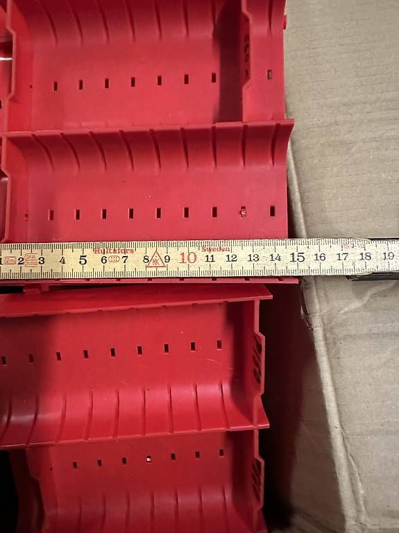 Lista Tutti gli attrezzi: 32 Stk. gebrauchte Lista Einteilungen 15x15cm – Usato da Necker venduto da liq24 4