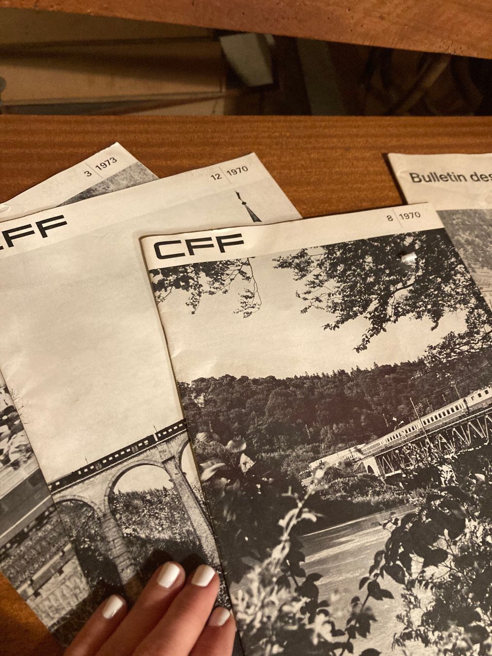 Riviste & Magazine: CFF Train SBB Sammlung Zeitschrift 1970 – Usato da St-Cierges venduto da LeRegain 1