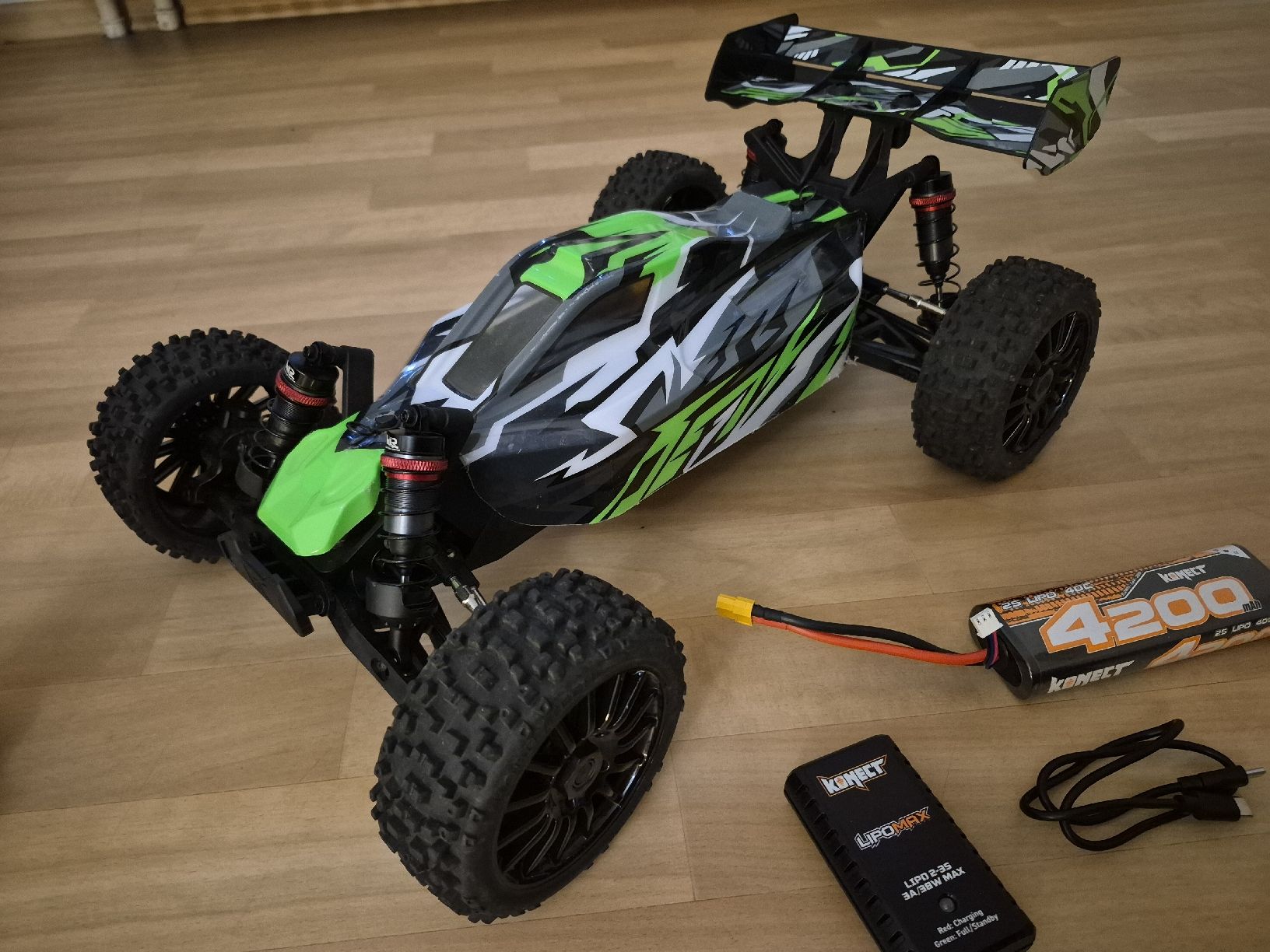 RC Modellbau: Hobbytech Buggy Rogue 2.0 Grün RTR 1:8 – Gebraucht aus Dielsdorf von BARDARRU 1