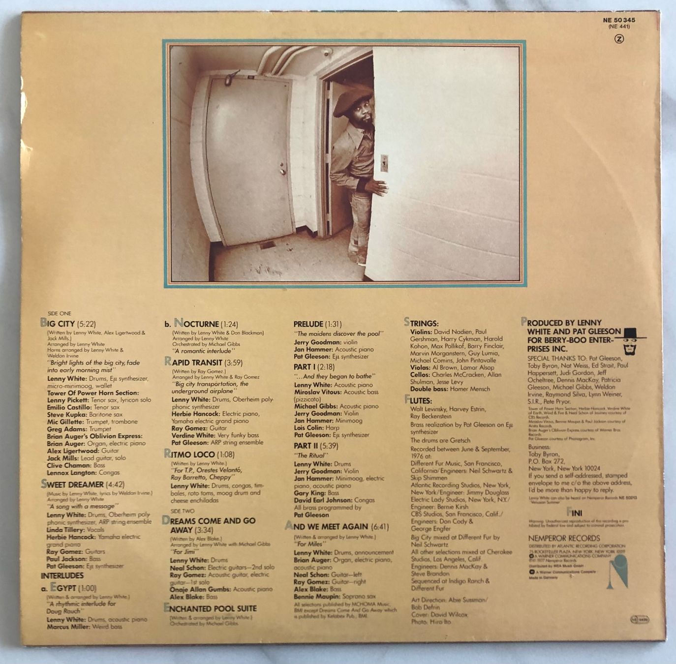 Dischi in vinile: LENNY WHITE - BIG CITY – Usato da Poliez-Pittet venduto da Newtown-Records 1