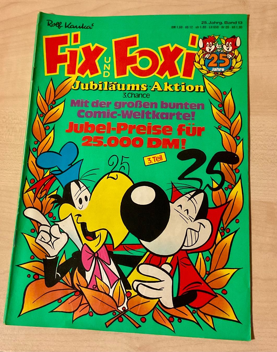 Fumetti: Fix und Foxi Heft Nr 13 von 1977 – Usato da Endingen venduto da nathan05