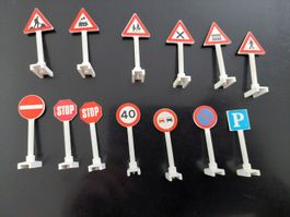 Div. Lego Verkehrsschilder ( Vintage) 