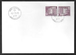 Kehrdrucke FDC K50L ET Luzern 5.1.1976