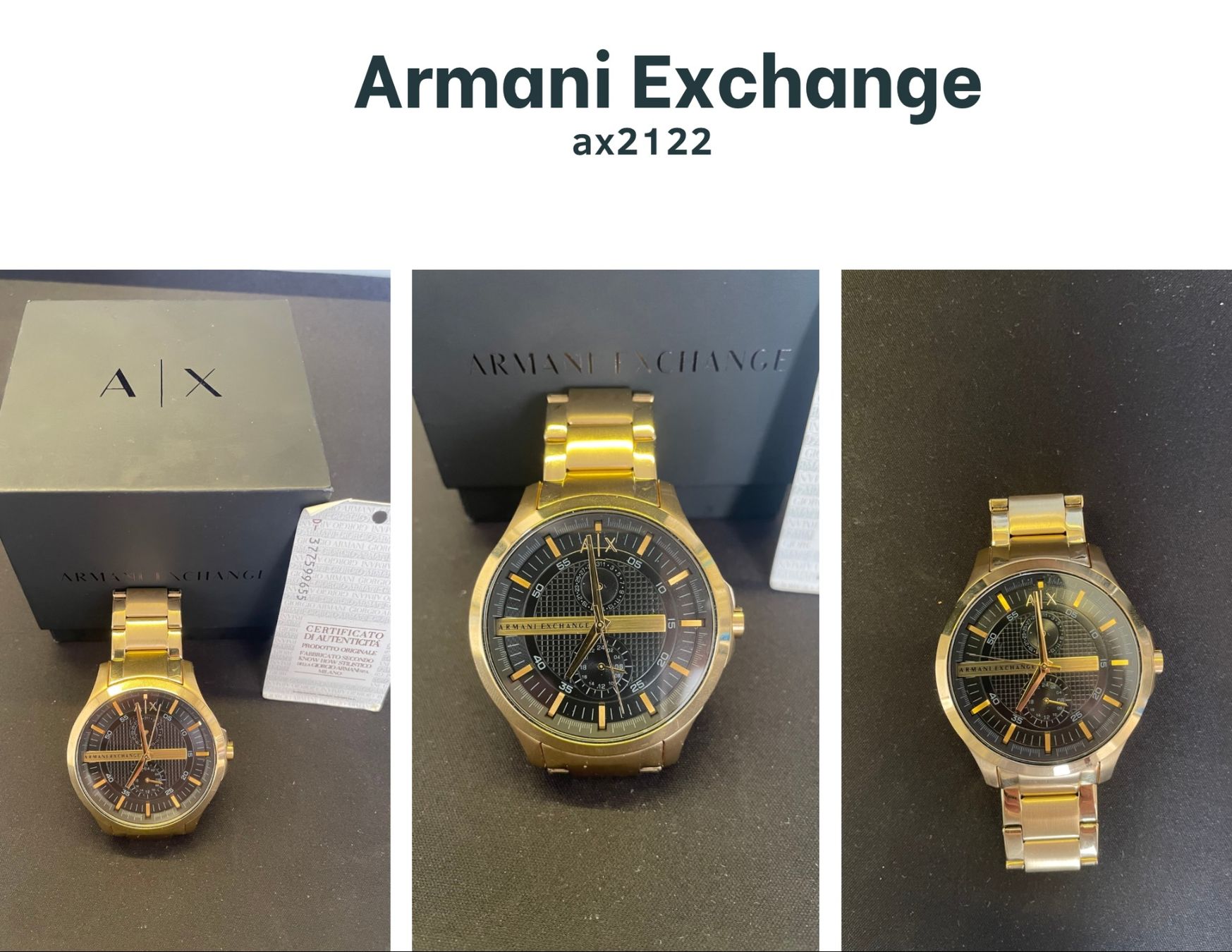 Armani Orologi: Armani Exchange ax2122 – Usato da Zürich venduto da gav_nnt6