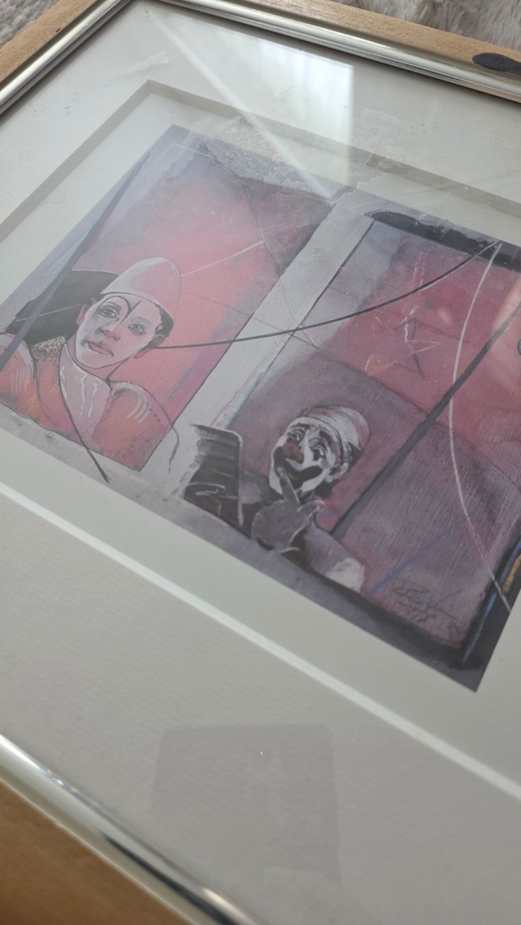 Foto & Immagini: Zwei gerahmte Kunstdrucke Zirkus – Usato da Wittenbach venduto da rose_rosi 1