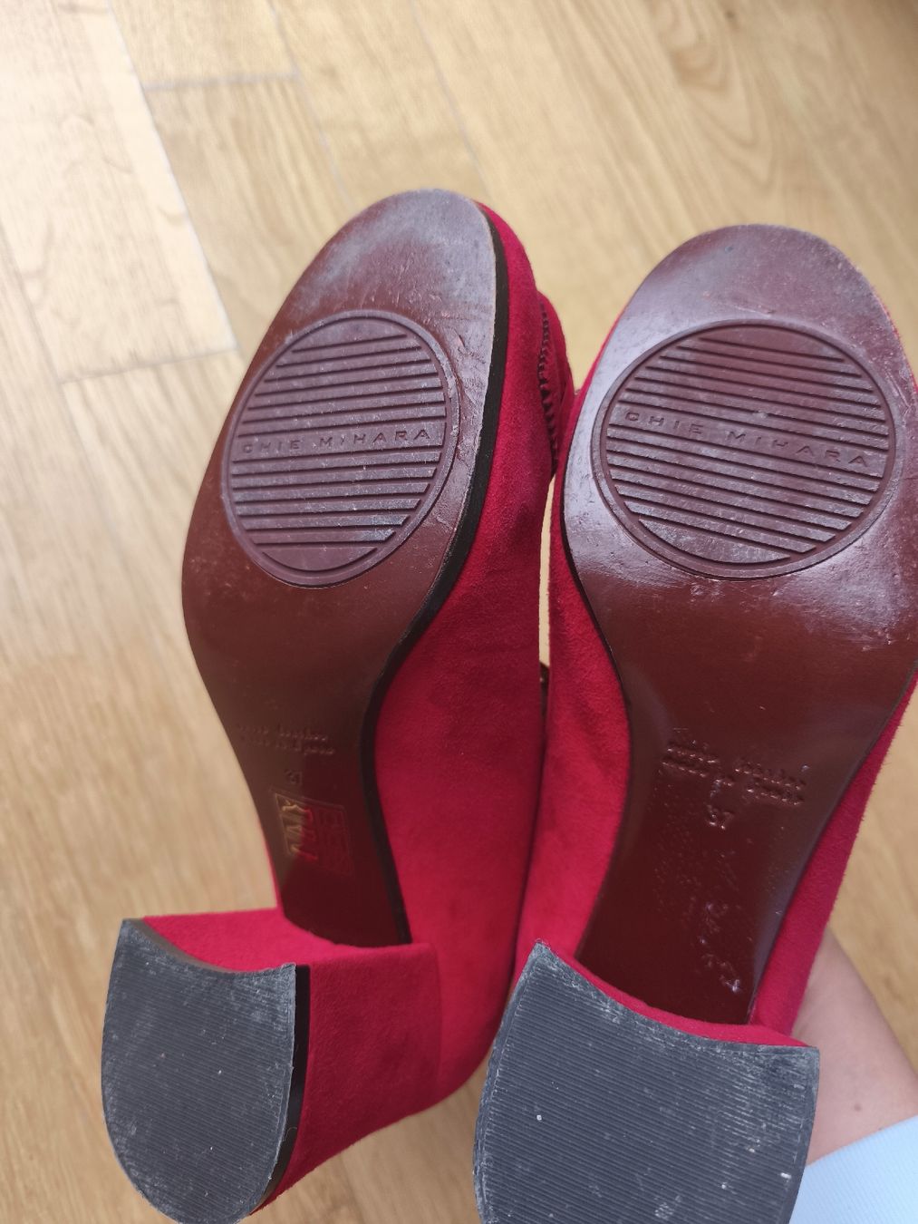 Chie Mihara Scarpe da donna: Chie Mihara Sandalen 37 rot, Wildleder – Usato da Winterthur venduto da kat_9fqy 4