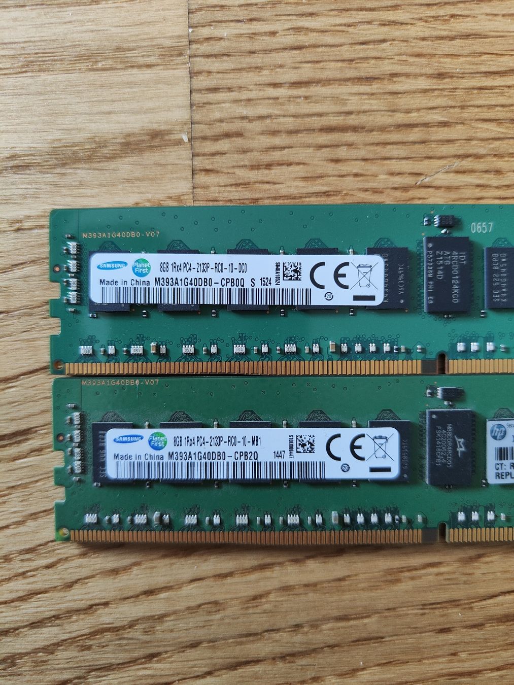 PC: 2x Samsung RAM Riegel 8GB DDR4. – Usato da Thun venduto da wol_krx6 1