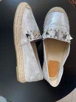 JANESSA neuw. Espadrilles Silber Gr. 38