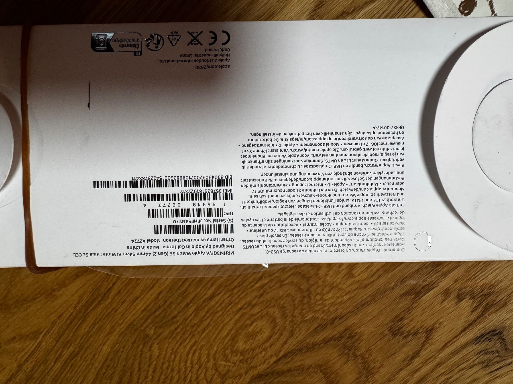 Apple Smartwatch: Apple Watch SE GPS + Cellular 44mm, Aluminium Silber – Usato da Wallisellen venduto da Alexandrertheg 2