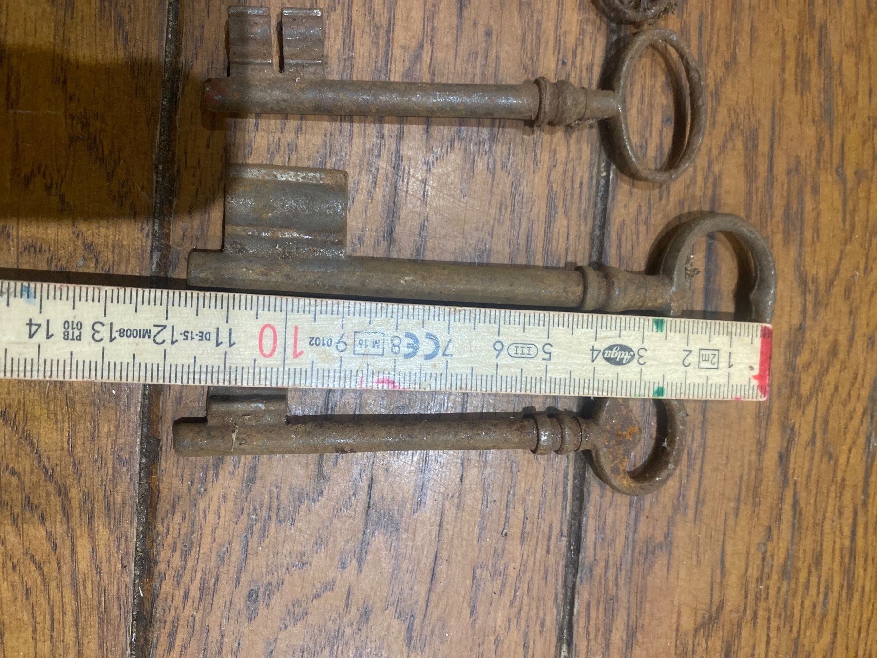 Chiavi: Lot clé clef ancienne 7-12cm V – Usato da Lajoux JU venduto da Briard0 2