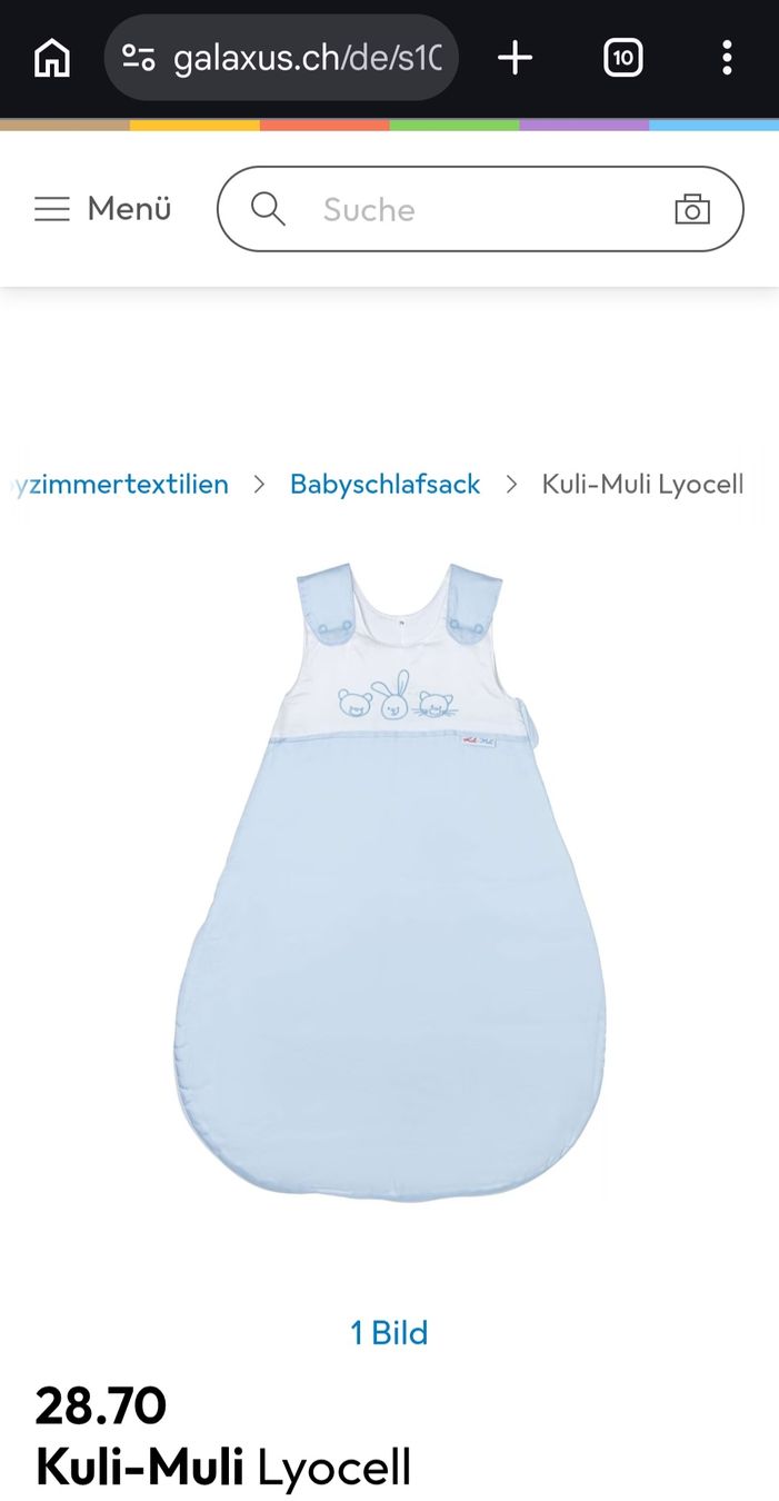 Sacchi a pelo: Schlafsack von Galaxus 60cm Neu – Nuovo (secondo la descrizione) da Gunzgen venduto da Celine22 3