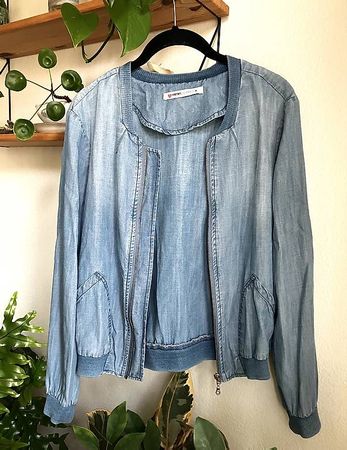 leichtes Koton Denimjäckli 100% Lyocell, XS/34