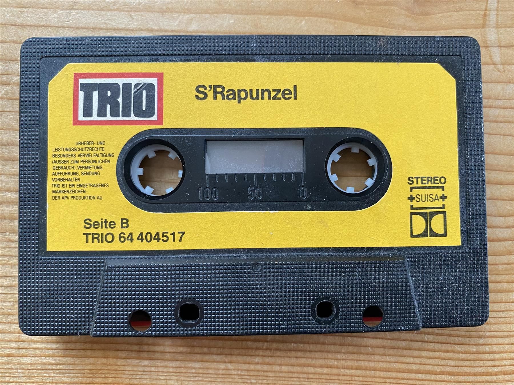 Kompaktkassetten: Kassette – S'Rapunzel – Gebraucht aus St.Gallen von kingsamas 3