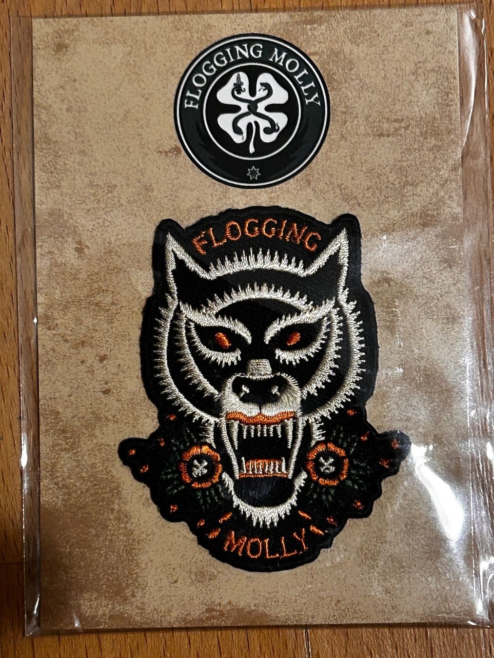 Toppe: Flogging Molly Patch – Nuovo e nell'imballaggio originale da Egg b. Zürich venduto da Luckybilly