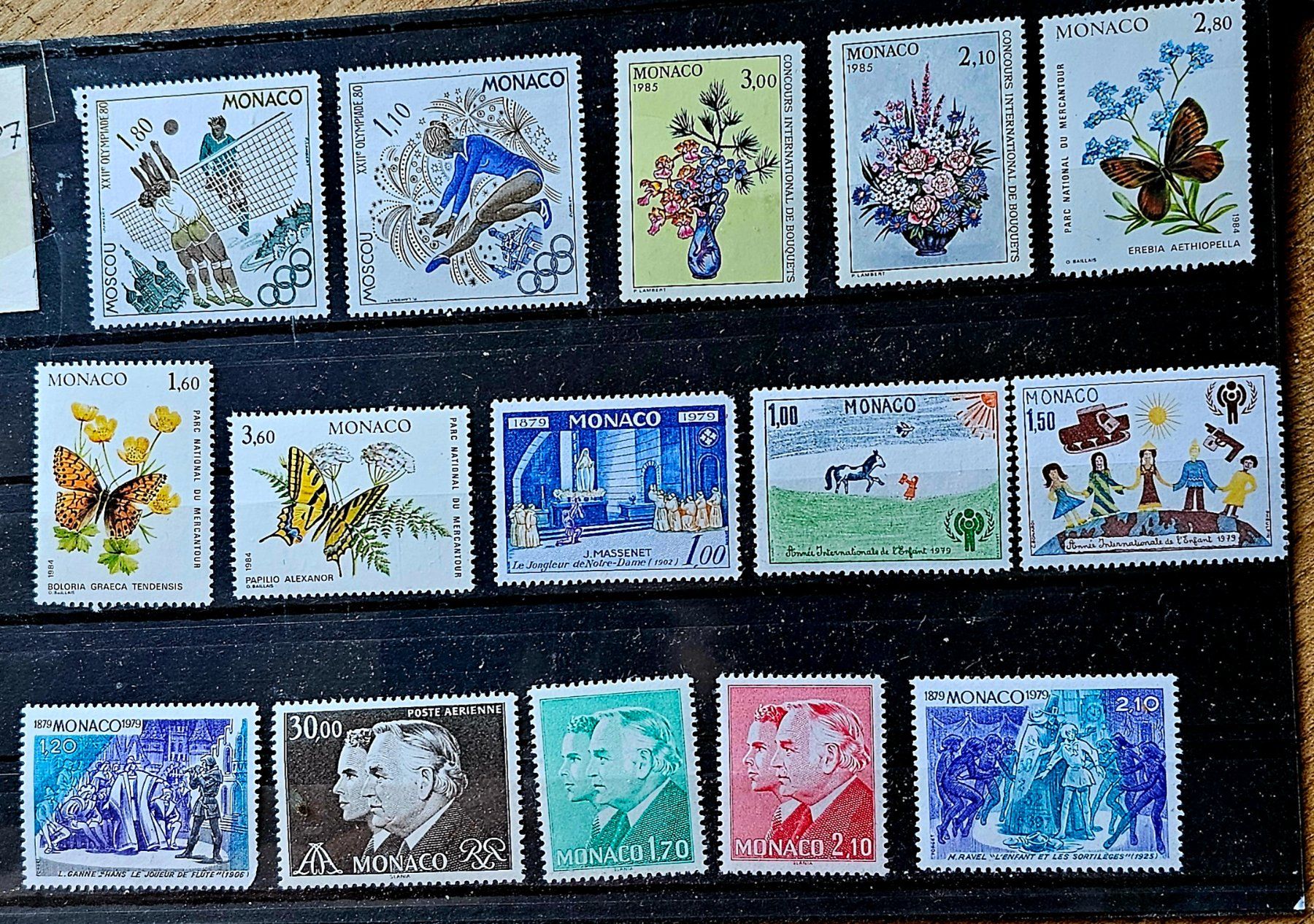 Alle Briefmarken: MONACO timbres neufs ** 1979-85 – Neu (gemäss Beschreibung) aus Les Valettes von Nuba1