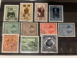 1953, kompletter Jahrgang, gestempelt, Mi 311-21, KP 185.--