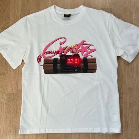 T-Shirt weiss Grösse M Print vorne und hinten neu