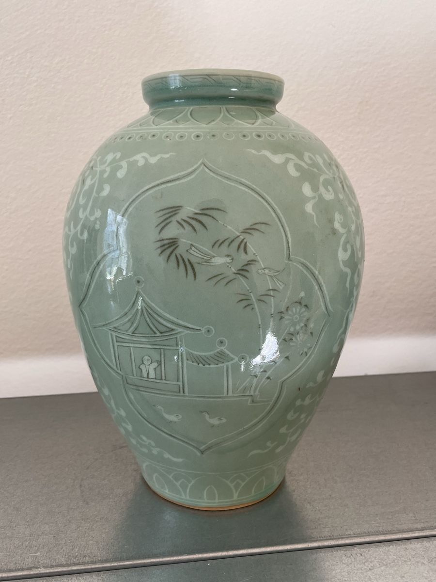 Vasi & Recipienti: maebyeong celadon Korean vase – Usato da Basel venduto da Amechan. 3
