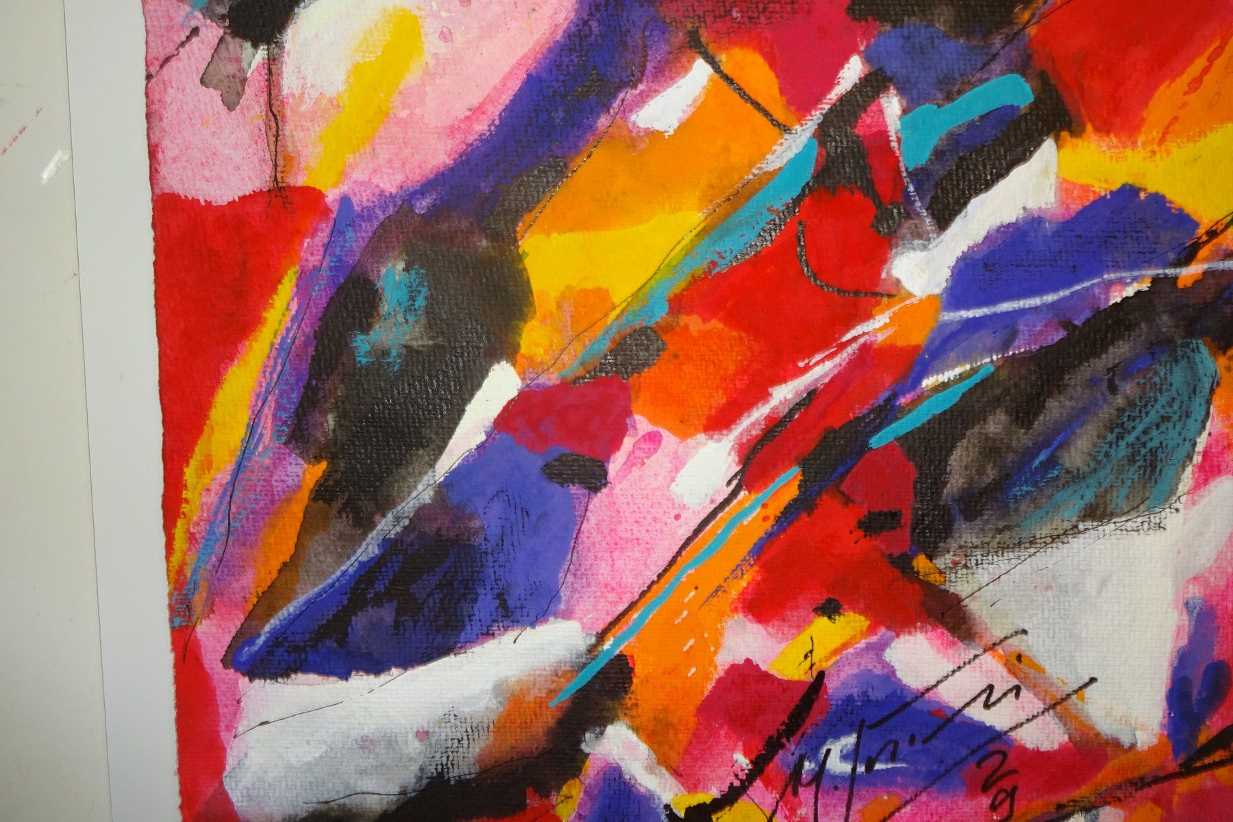 Dipinti: Original Gouache Gemälde 8278 – Usato da Zürich venduto da kunstkreis 2