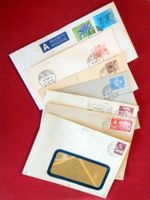 Lot mit 7 Bedarfsbriefen und Karten