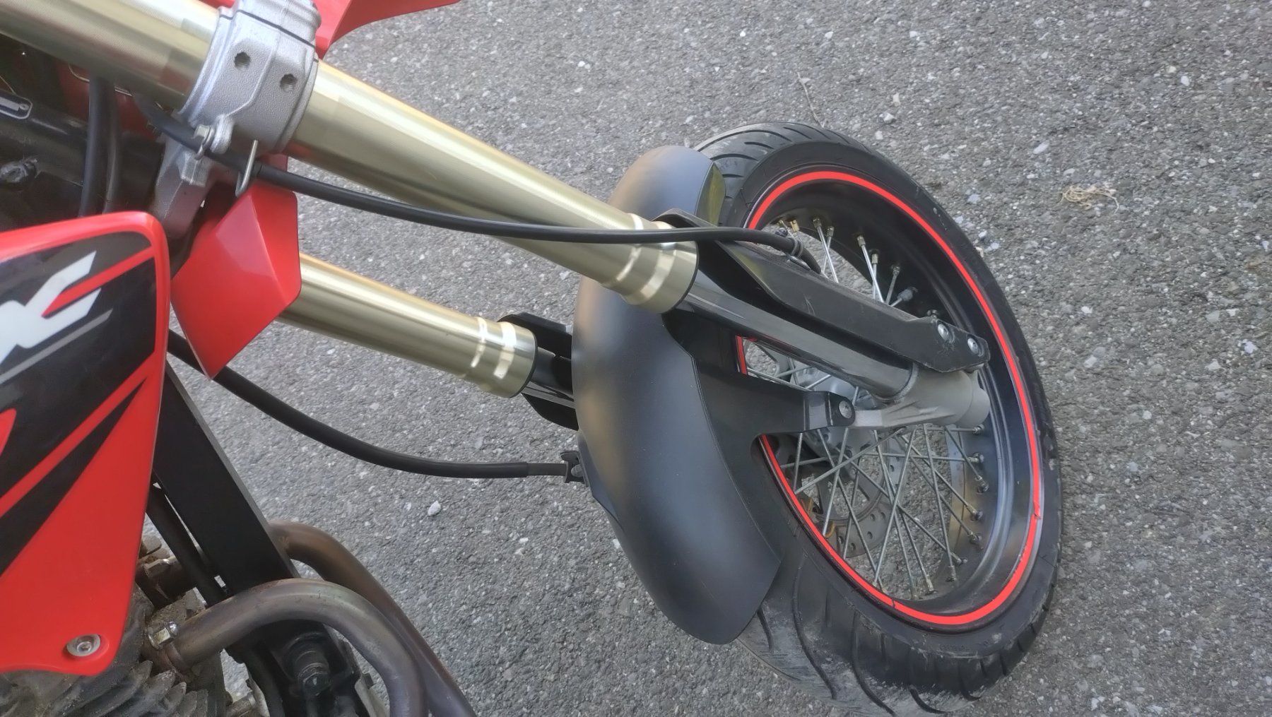 Honda Strasse: Honda FMX 650  Supermotard – Defekt aus Farvagny-le-Grand von LaCaverne 5