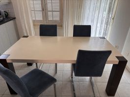 Esstisch mit 4 Stühlen gebraucht