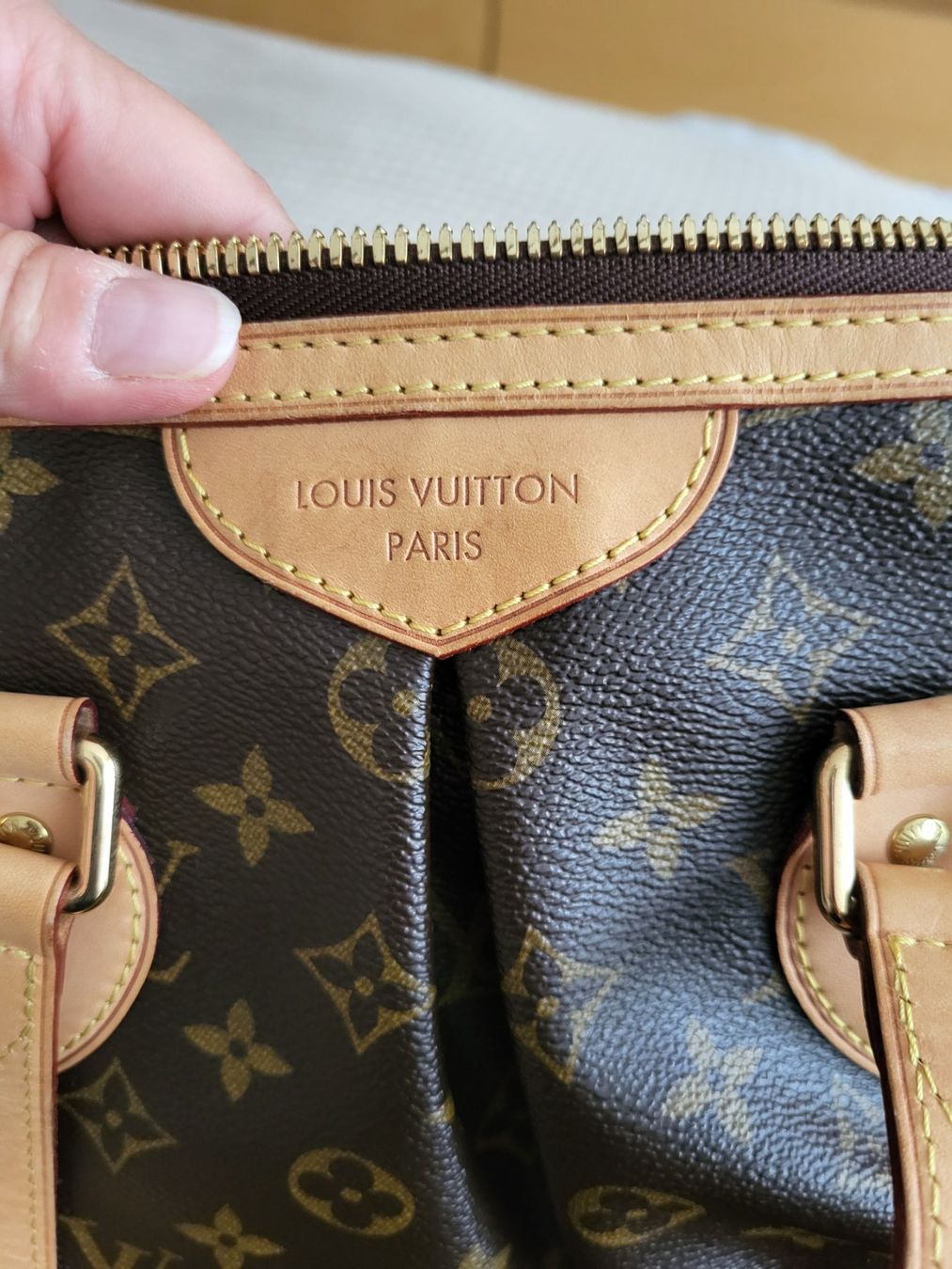 Louis Vuitton Taschen für Damen: Origin. Louis Vuitton Palermo PM Monogram Canvas&Staubbeutel – Gebraucht aus Heiden von Kokon21 2