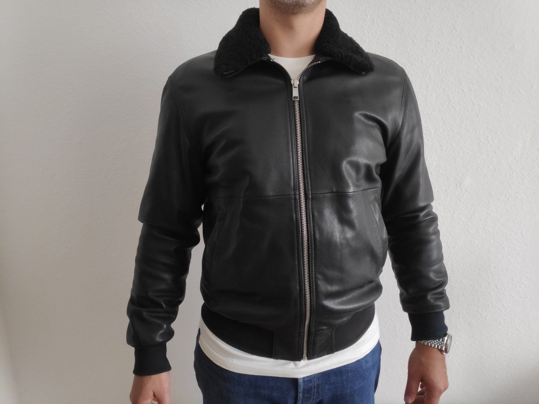 Globus Giacche: Lederjacke Yves (Globus) | Grösse M | Schwarz – Usato da Bern venduto da anger47 5