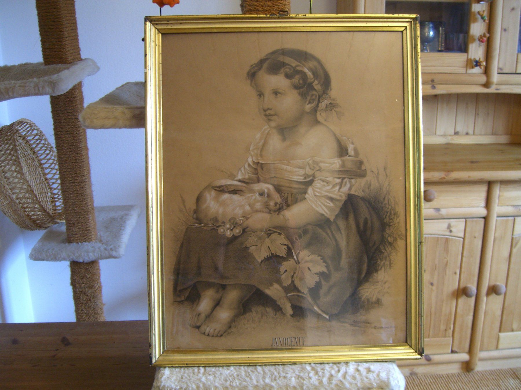 Posters & Illustrations: schönes, antikes Bild "M.Knoblauch" 1868 – D'occasion à Winterthur par Gaia 1