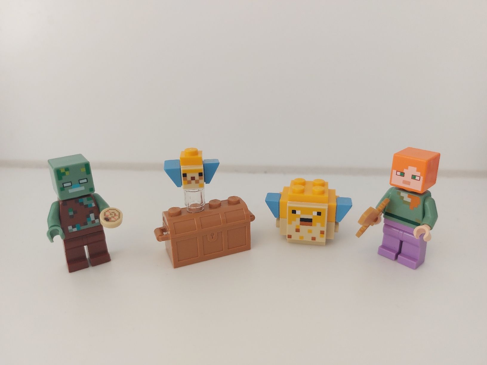 Lego Giocattoli: LEGO Minecraft Figuren mit Pufferfischen – Usato da Balterswil venduto da Steineparadies