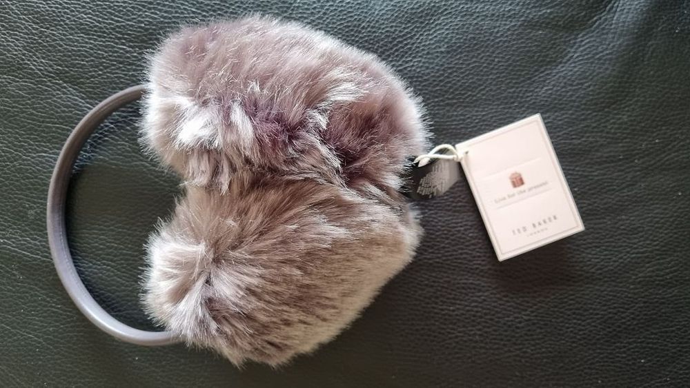 Weiße Ohrenwärmer Damen - Faltbare Kunstpelz Earmuffs Für Winter