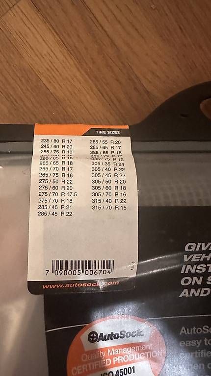 Catene da neve: AutoSock Schneekette HP 870 – Usato da Zürich venduto da Sonic808 1