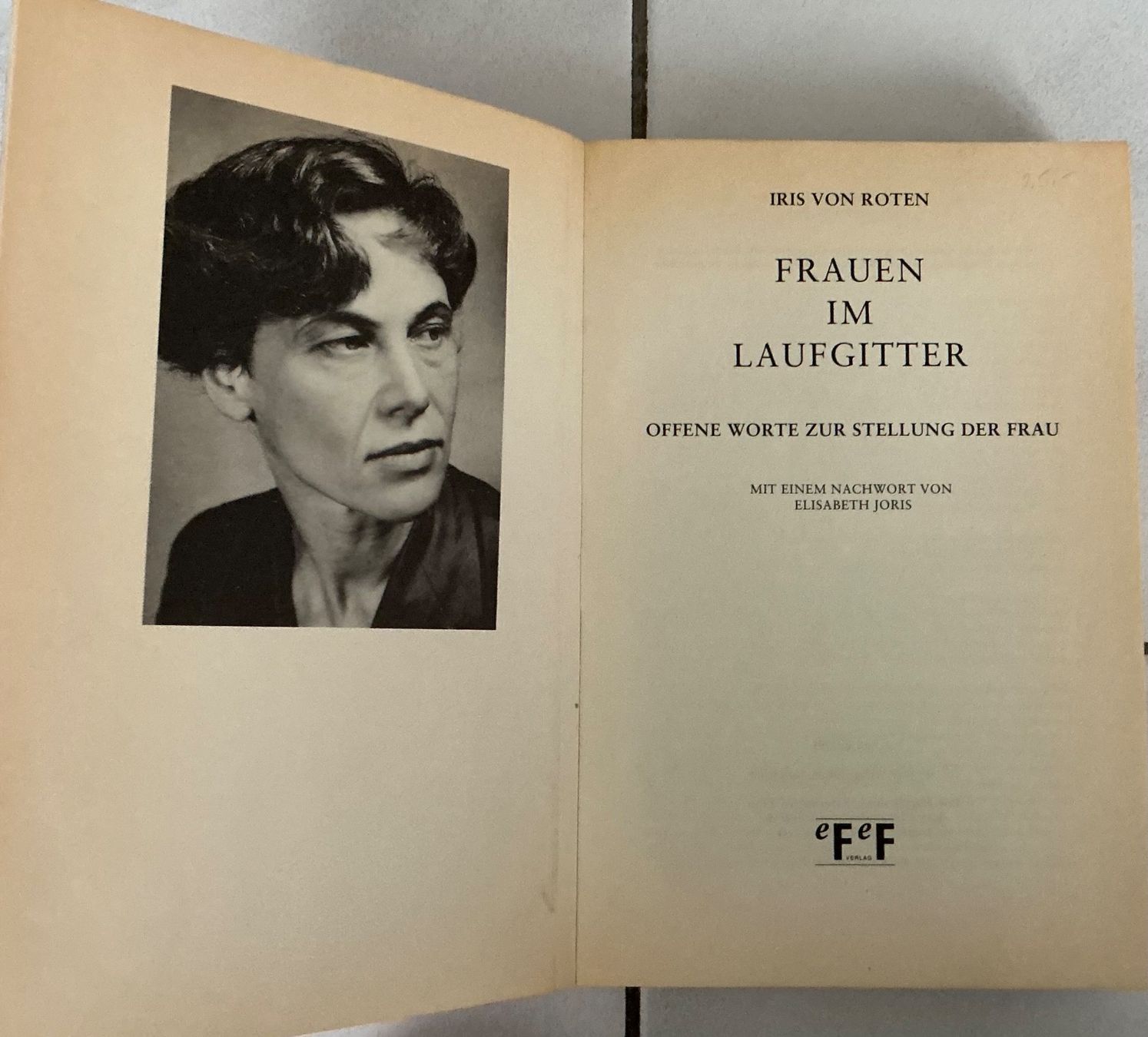 Libri: Frauen im Laufgitter - Iris von Roten – Usato da Crans-Montana venduto da plainemorte 1