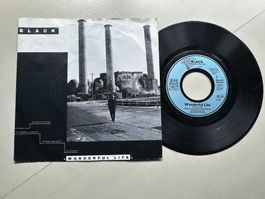 BLACK tolle Single Wonderful world 80's COLIN VERNCOMBE Hit